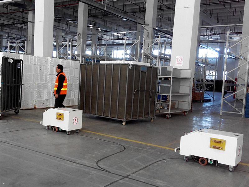 鄭州海爾AGV現(xiàn)場